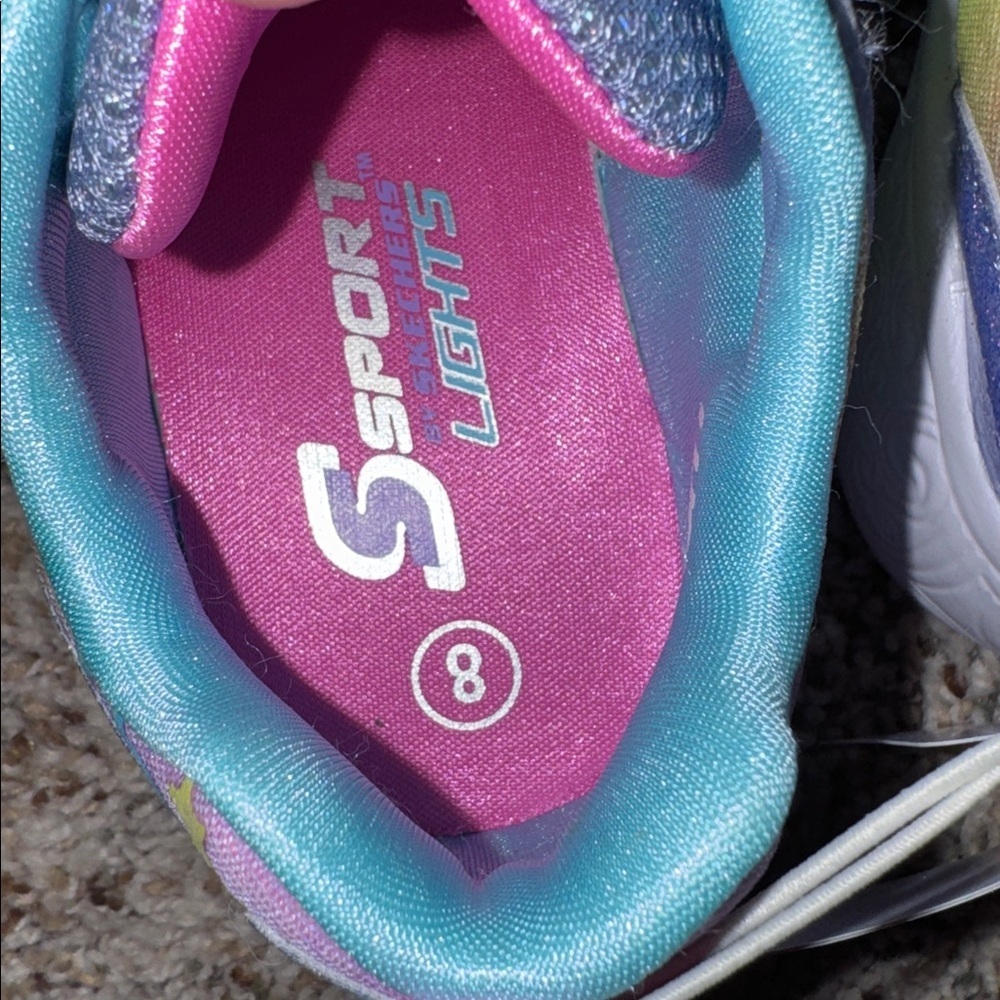 Sporto Kids Light-Up Sneakers - Pink and Blue - Picture 8 of 10